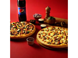 Pizzeria Cheesy Value Deal 5 For Rs.2999/-